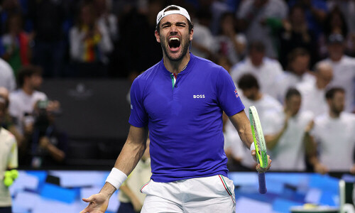 Berrettini gives Italy edge on Australia in Davis Cup semis