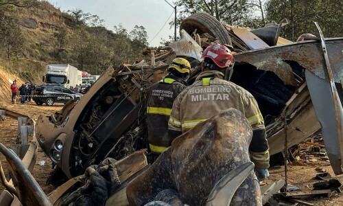 Bus crash in Brazil leaves 17 dead