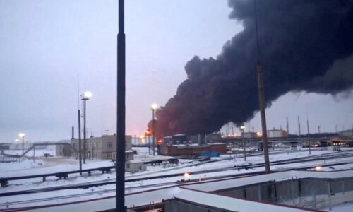 Ukraine drones hit Russian oil energy facility: Kyiv source