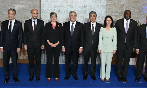 G7 ministers discuss ceasefire efforts in Mideast