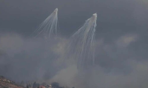 Israeli army says hit Hezbollah in southern Lebanon