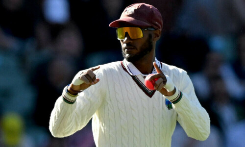 Brathwaite guides Windies&rsquo; early response to Bangladesh in 2nd Test