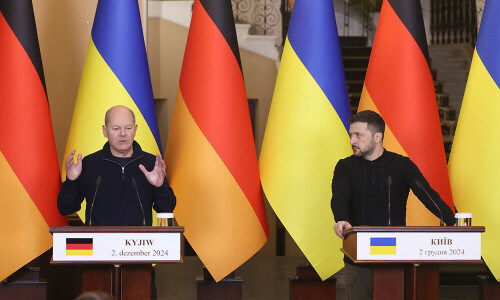 Scholz says Russia must not impose &lsquo;dictated peace&rsquo; on Ukraine