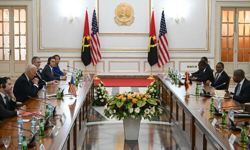Biden meets Angola leader in visit showcasing US investment in Africa