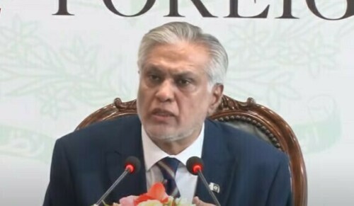 اسحاق ڈار کی سفارتکاروں کو پی ٹی آئی احتجاج سے متعلق بریفنگ