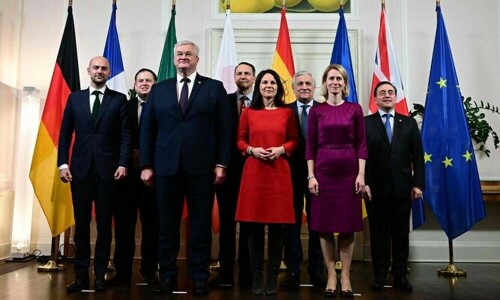 Ukraine&rsquo;s path into NATO &lsquo;irreversible&rsquo;: European foreign ministers