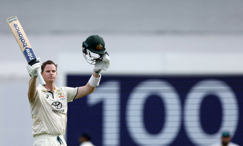 Steve Smith hits first Test century in 18 months