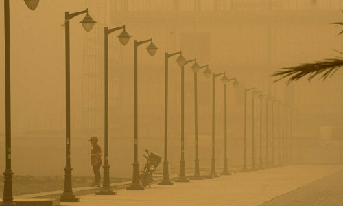 Iran sandstorm forces school closures, flight cancellations