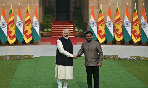 Sri Lanka president in India in first overseas trip