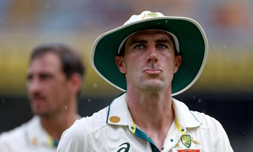 Moody Brisbane weather frustrates Cummins in drawn third Test