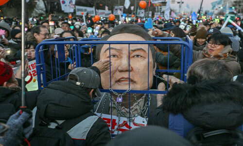 Rival protests over South Korea&rsquo;s impeached President Yoon held in Seoul