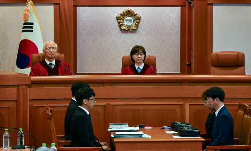 South Korea&rsquo;s parliament convenes for acting president impeachment vote, as Yoon goes on trial