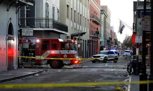 Driver flying ISIS flag rams into New Orleans crowd, killing 15; he may have had help