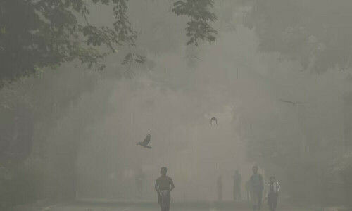 Dense smog shrouds Indian capital, threatening to disrupt flights