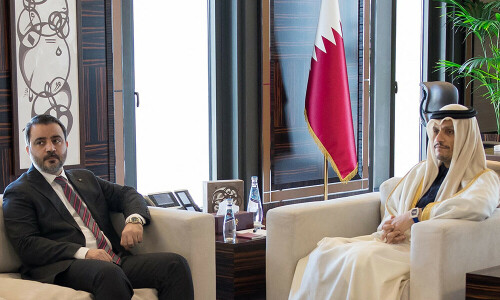 Syrian ministers urge lifting of US sanctions in first visit to Doha