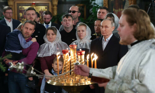 Russia&rsquo;s Orthodox patriarch, marking Christmas, says West trying to smother Russia