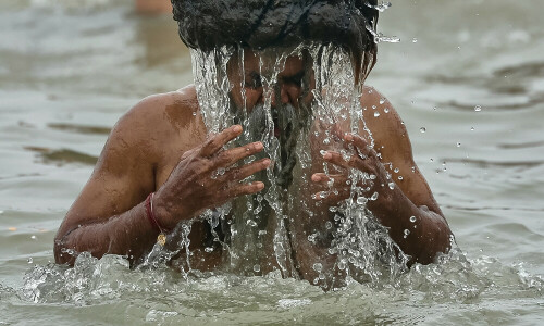 Tens of thousands take holy dip in India as Maha Kumbh festival begins