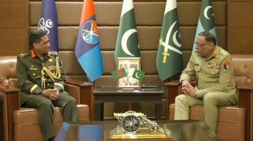 Bangladesh Armed Forces PSO meets CJCSC General Sahir Shamshad Mirza