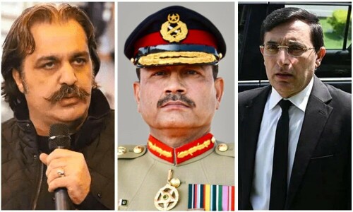 PTI&rsquo;s Barrister Gohar, Gandapur confirm meeting army chief in Peshawar