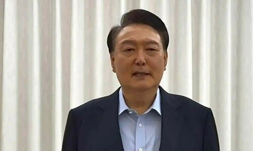 South Korea&rsquo;s President Yoon attends court hearing on extending detention
