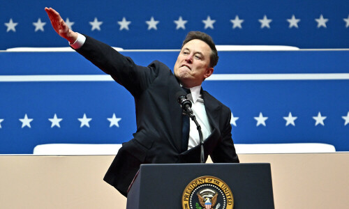 Elon Musk&rsquo;s hand gesture during Trump inauguration festivities draws scrutiny