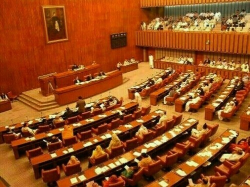 پیکا ایکٹ سینیٹ میں پیش، اپوزیشن کا احتجاج ، صحافیوں کا واک آؤٹ