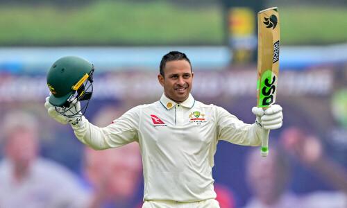 Ton-up Khawaja, Smith power Australia to 261-2 in first Test