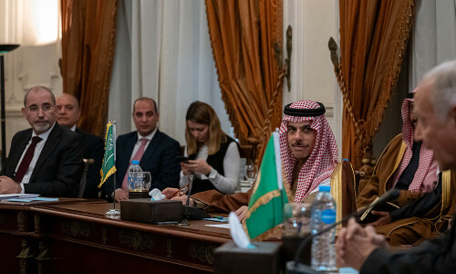Five Arab foreign ministers reject forced displacement of Palestinians