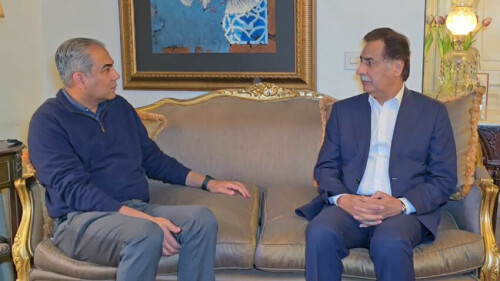 NA speaker, interior minister discuss PTI&rsquo;s &lsquo;attitude&rsquo; during dialogue with govt