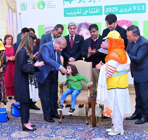 PM Shehbaz launches first anti-polio drive for 2025