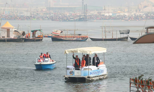 India&rsquo;s Modi takes &lsquo;holy dips&rsquo; at Maha Kumbh, week after stampede killed dozens