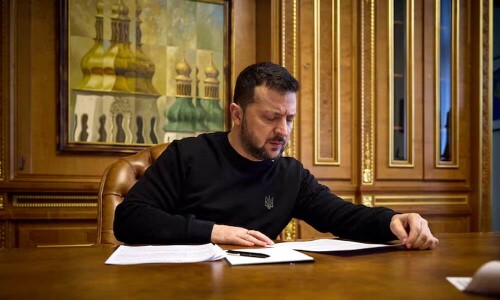 Ukraine&rsquo;s Zelenskiy: U.S. military aid not cut, no talks on new packages yet