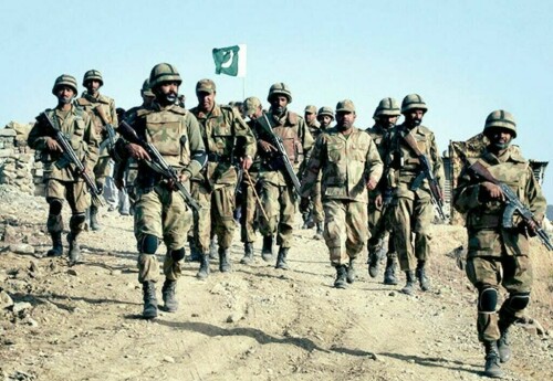 One soldier martyred, 12 terrorists killed in NW
