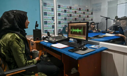 Taliban suspend &lsquo;Radio Begum&rsquo; operations