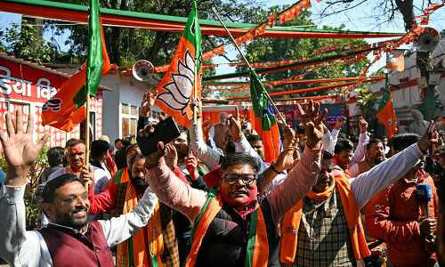 Indian PM&rsquo;s party celebrates landslide New Delhi win
