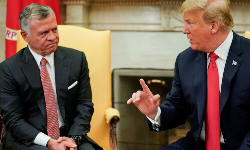 Trump and Jordan&rsquo;s king set for tense meeting on Gaza&rsquo;s future