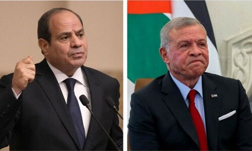 Egypt&rsquo;s Sisi, Jordan king stress &lsquo;unity&rsquo; of positions on Gaza: Egypt presidency