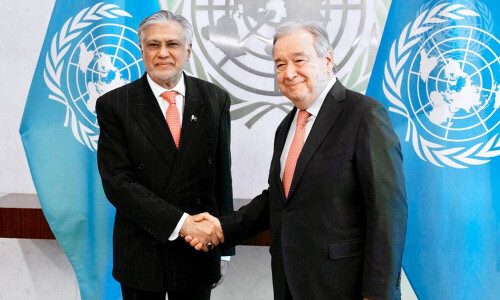 Pakistan calls for UN support in countering terrorism within and from Afghanistan