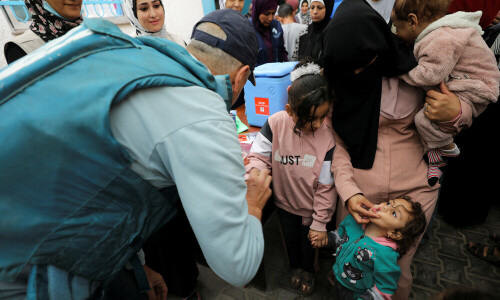 WHO says polio mass vaccination campaign to resume in Gaza