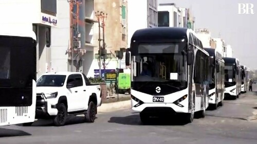 CM launches electric bus service: ‘PML-N govt has put country on the path to progress, prosperity’