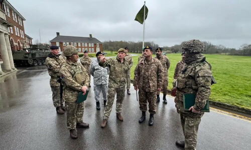 COAS briefed about British Army&rsquo;s modernisation plan