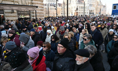 Thousands join Hungarians judges&rsquo; rally