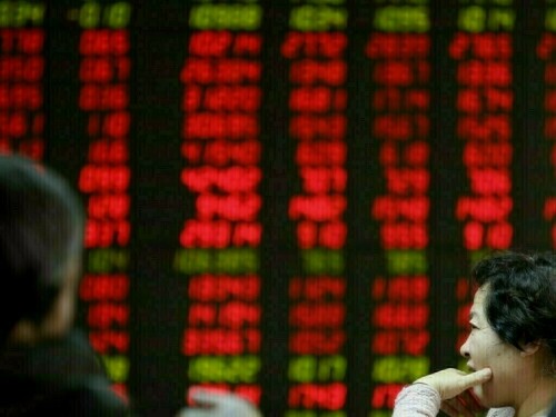 Asian shares slide on US curbs on China, euro gives up gains