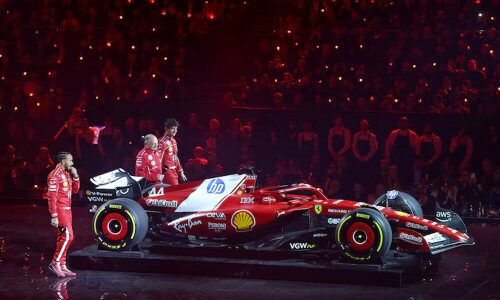 Hamilton prepares for first proper test of his new Ferrari