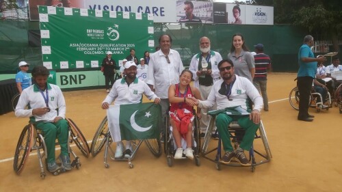Pakistan win bronze in ITF Wheelchair Tennis event