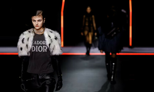 Maria Grazia Chiuri shows ruffled looks for Dior&rsquo;s Fashion Week outing