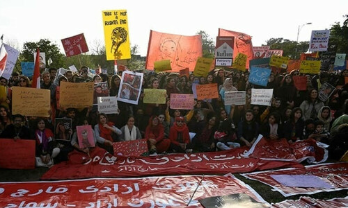 &lsquo;Aurat March&rsquo; held in Islamabad