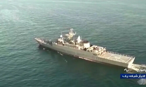 Russia, China, Iran ships practice artillery fire in Gulf of Oman, Russian agencies say