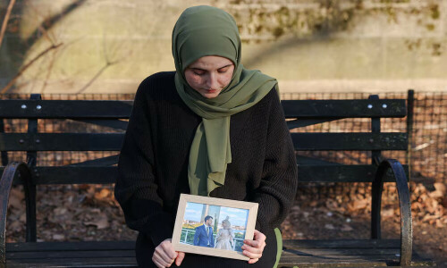 Wife of detained Palestinian Columbia student says she was naive to believe he was safe from arrest