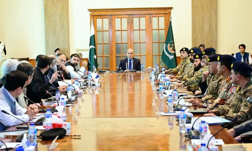 PM, army chief, others take stock of situation
